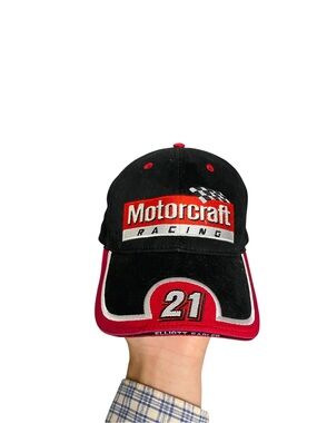 Vintage Motorcraft Racing #21 Elliott Sadler NASCAR Hat